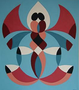 Zonder lijnen - blauw